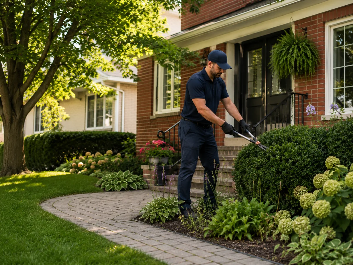 Residential property care at a home in North York