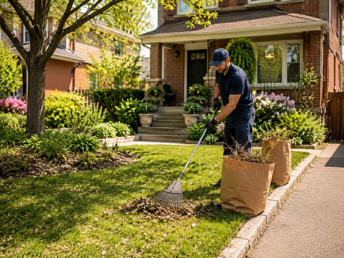 Spring Yard Cleanup in Toronto